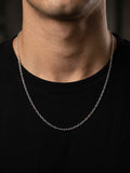 CADENA MASCULINA DE PLATA ESLABONES