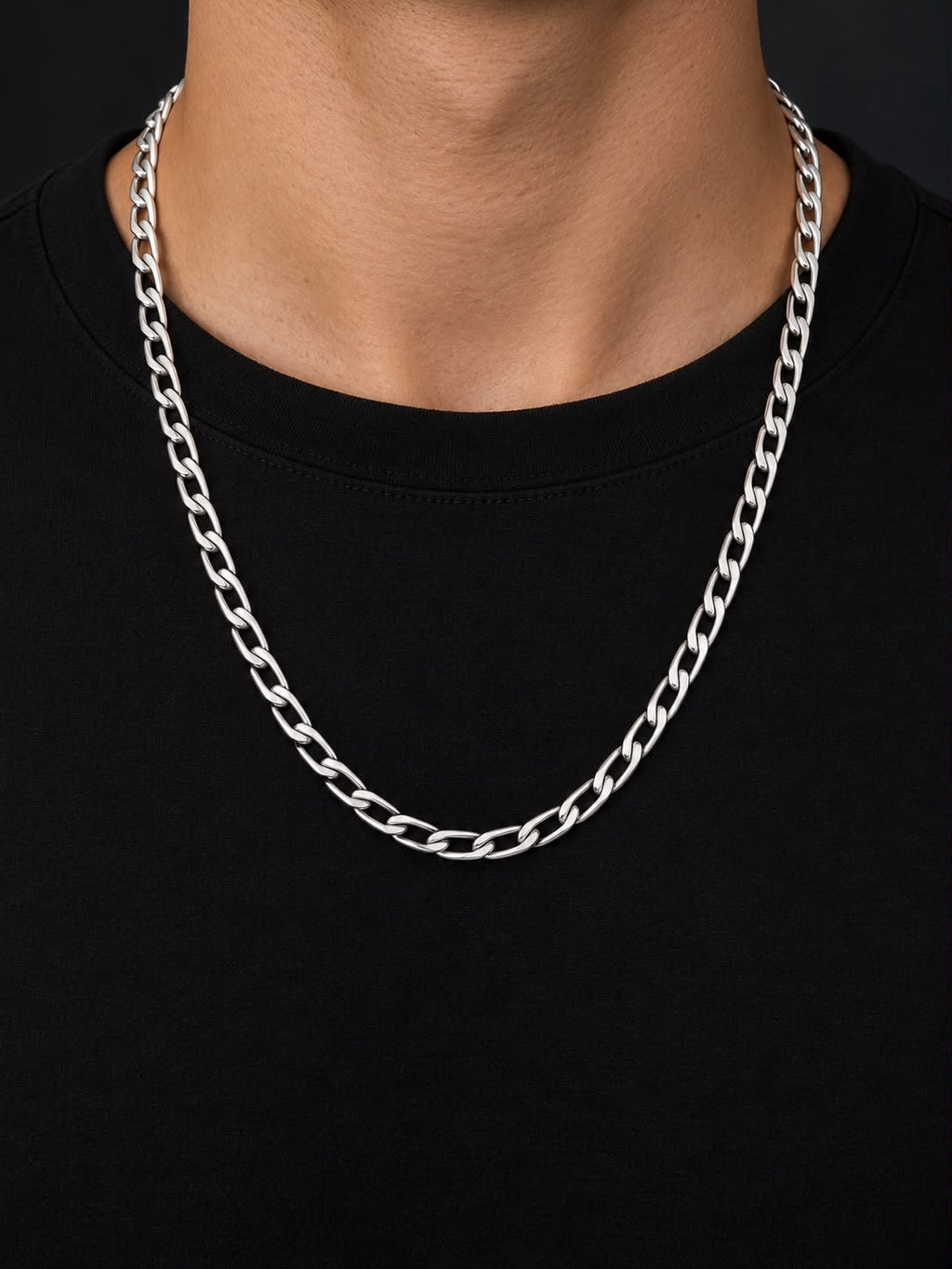 CADENA MASCULINA DE PLATA 950