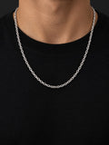 CADENA MASCULINA DE PLATA 950 PRISMA