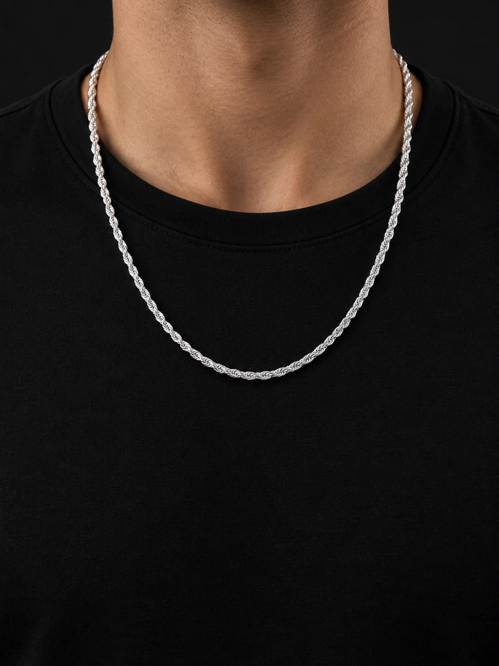 CADENA MASCULINA DE PLATA ESTERLINA