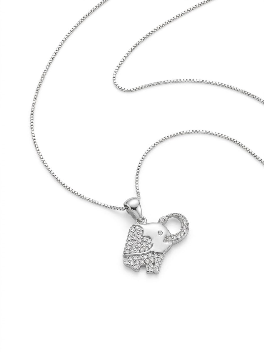 COLLAR DE PLATA ELEFANTE