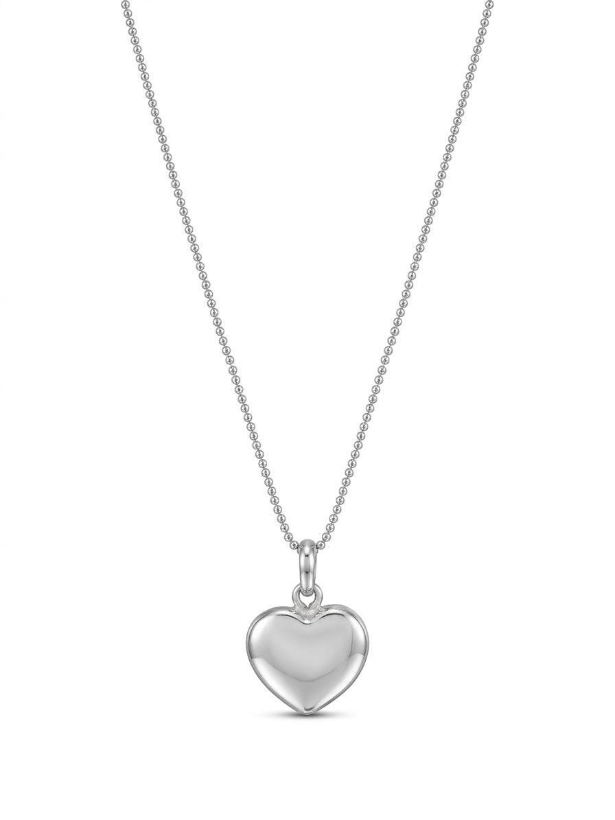 COLLAR DE PLATA DE CORAZÓN