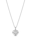 COLLAR DE PLATA DE CORAZÓN