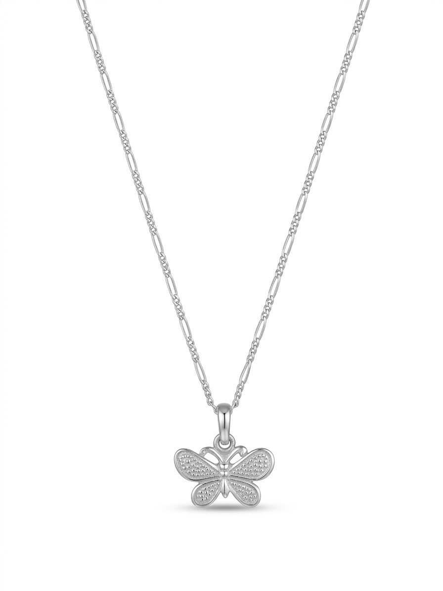 COLLAR DE PLATA DE MARIPOSA