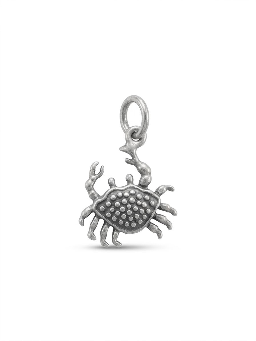 COLLAR DE PLATA DE CANGREJO