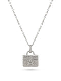COLLAR DE PLATA DE CARTERA