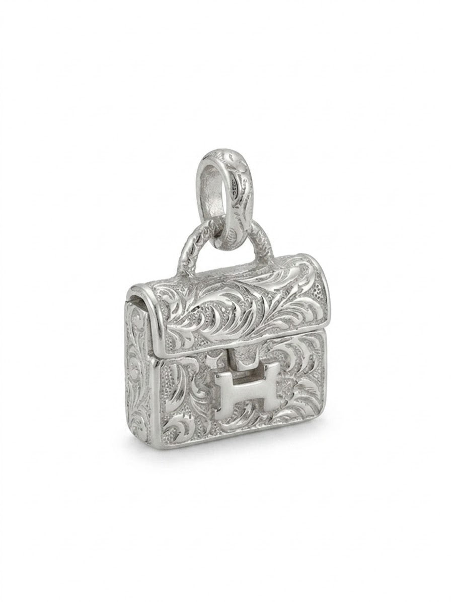COLLAR DE PLATA DE CARTERA