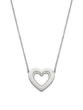 COLLAR DE PLATA DE CORAZÓN