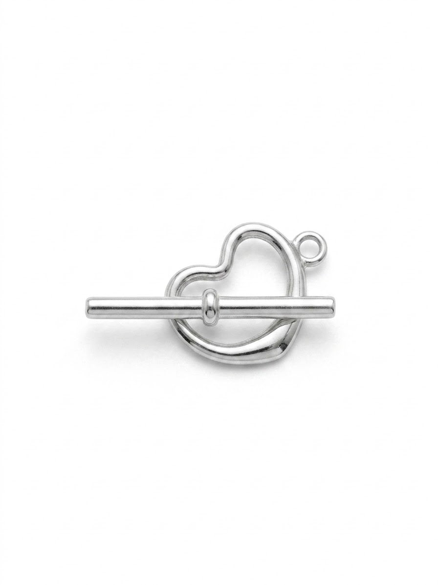 COLLAR DE PLATA DE CORAZÓN
