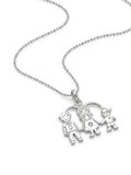 COLLAR DE PLATA FAMILIA