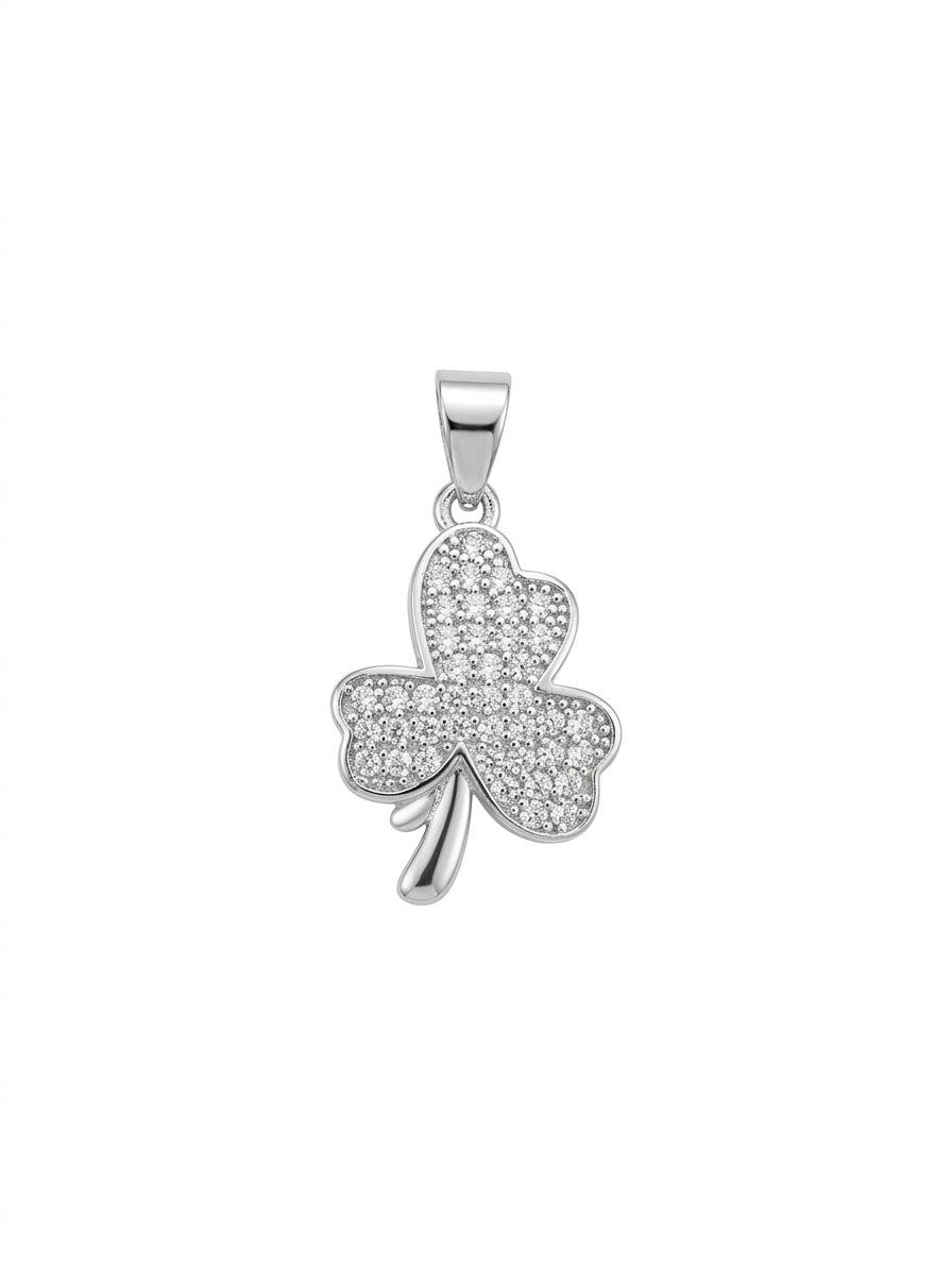 COLLAR DE PLATA TRÉBOL