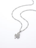 COLLAR DE PLATA TRÉBOL