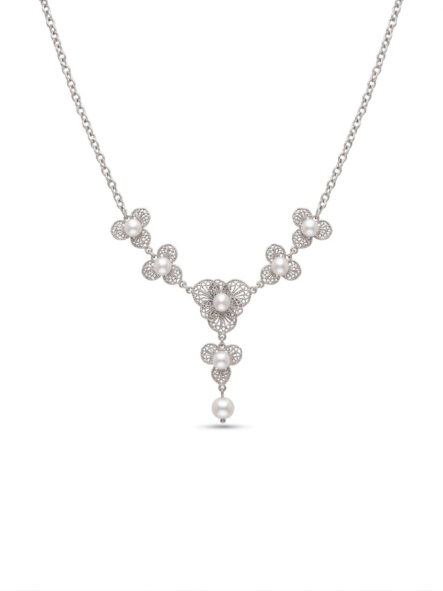 COLLAR DE PLATA FILIGRANA GARGANTILLA
