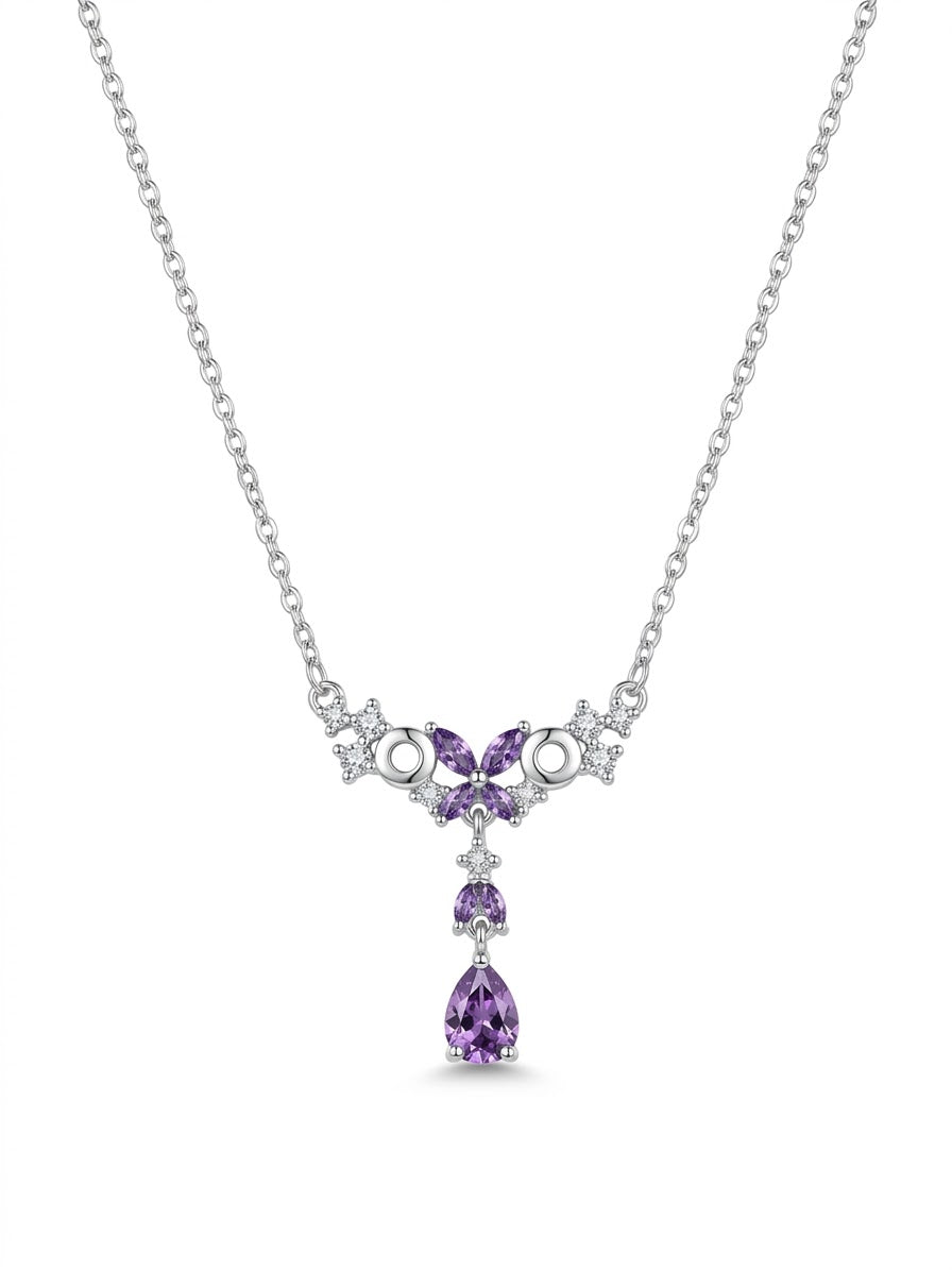 COLLAR DE PLATA ELEGANTE GARGANTILLA