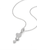 COLLAR DE PLATA CORAZÓN