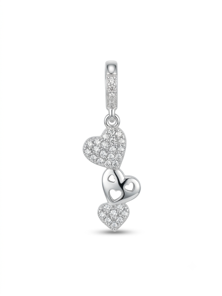 COLLAR DE PLATA CORAZÓN