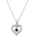 COLLAR DE PLATA CORAZON