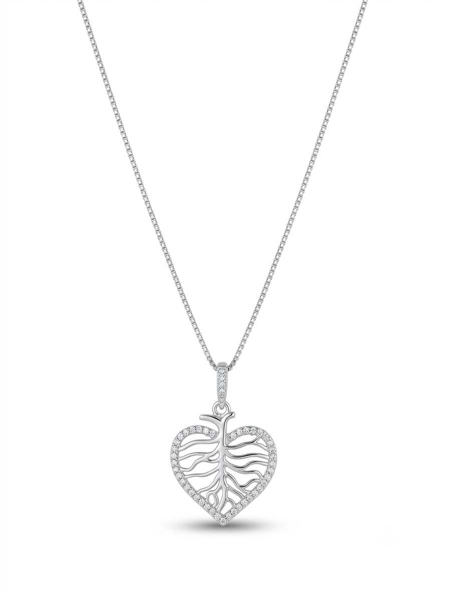 COLLAR DE PLATA CORAZÓN