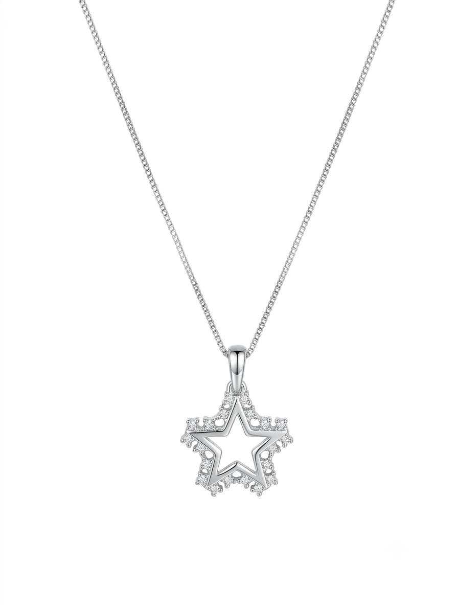 COLLAR DE PLATA ESTRELLA