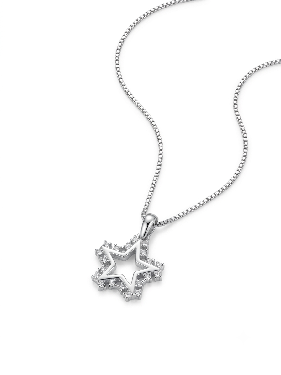 COLLAR DE PLATA ESTRELLA