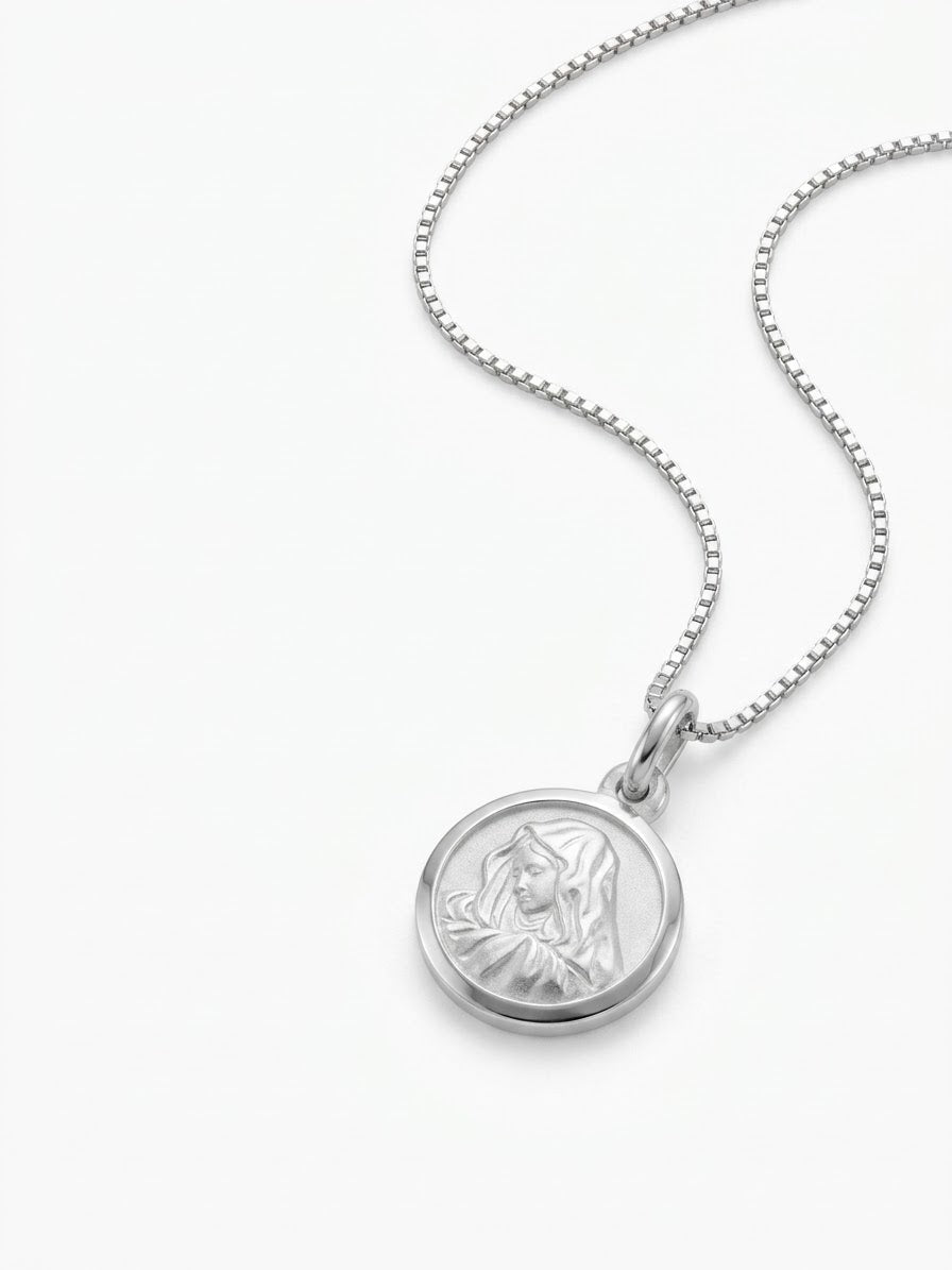 COLLAR DE PLATA DE LA VIRGEN MARIA