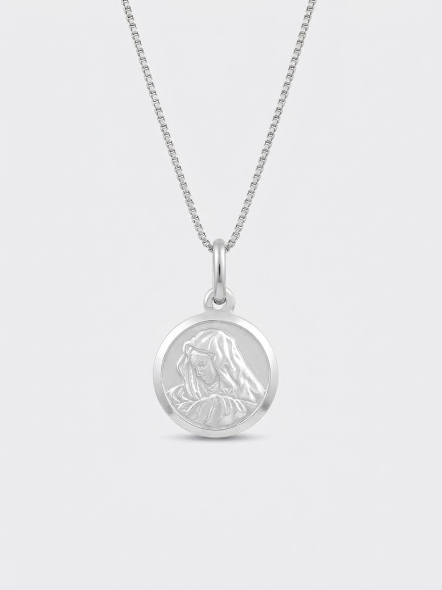 COLLAR DE PLATA DE LA VIRGEN MARIA