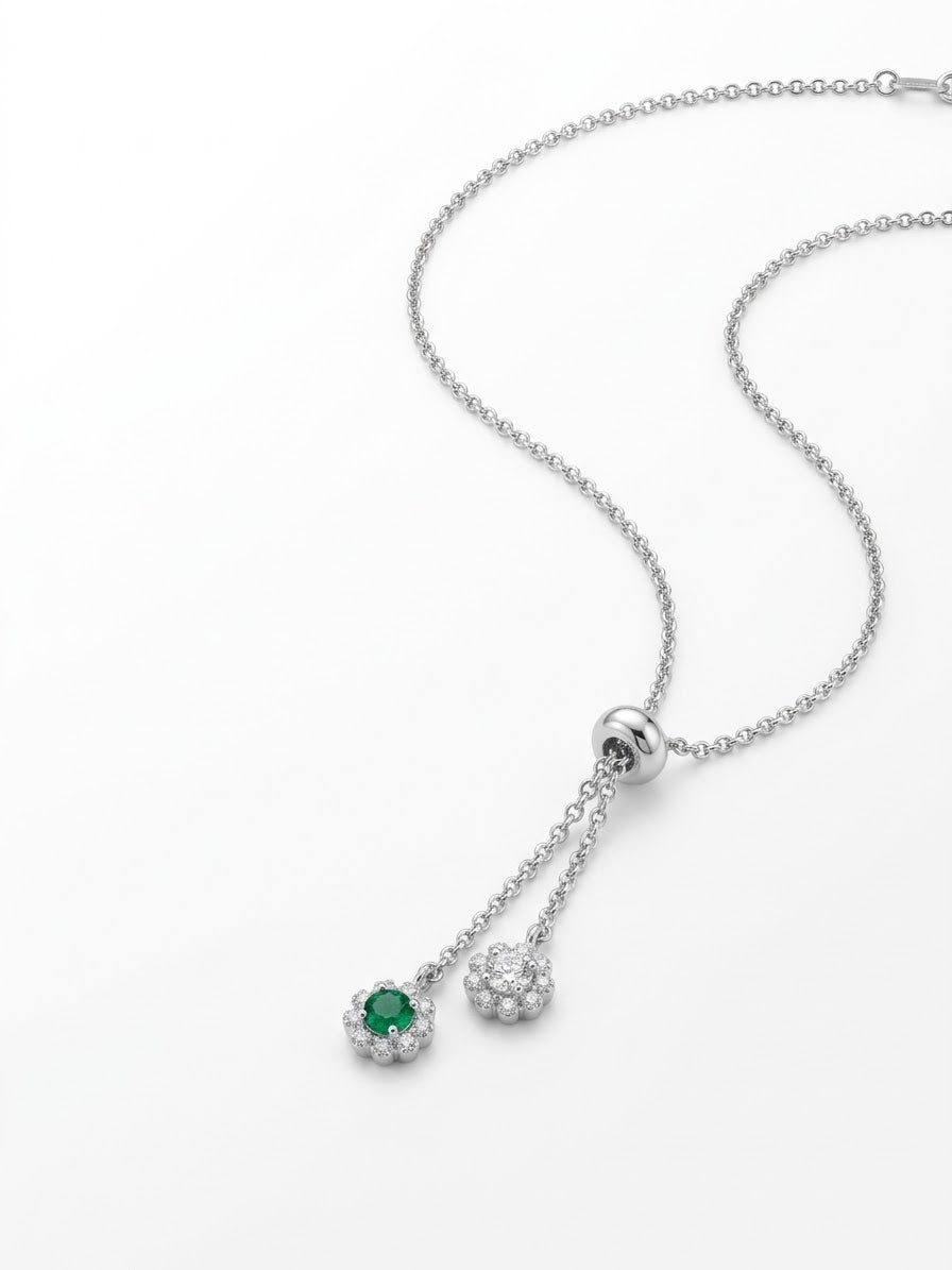 COLLAR DE PLATA ELEGANTE