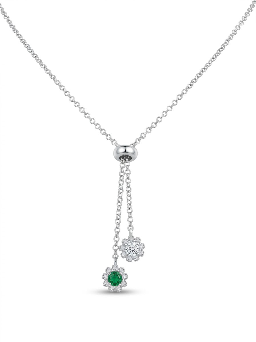 COLLAR DE PLATA ELEGANTE