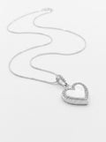 COLLAR DE PLATA CORAZÓN