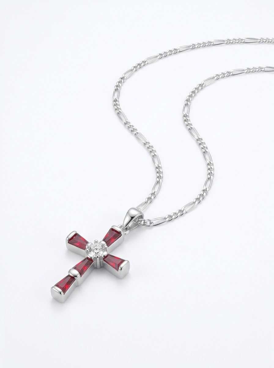 COLLAR DE PLATA CRUZ