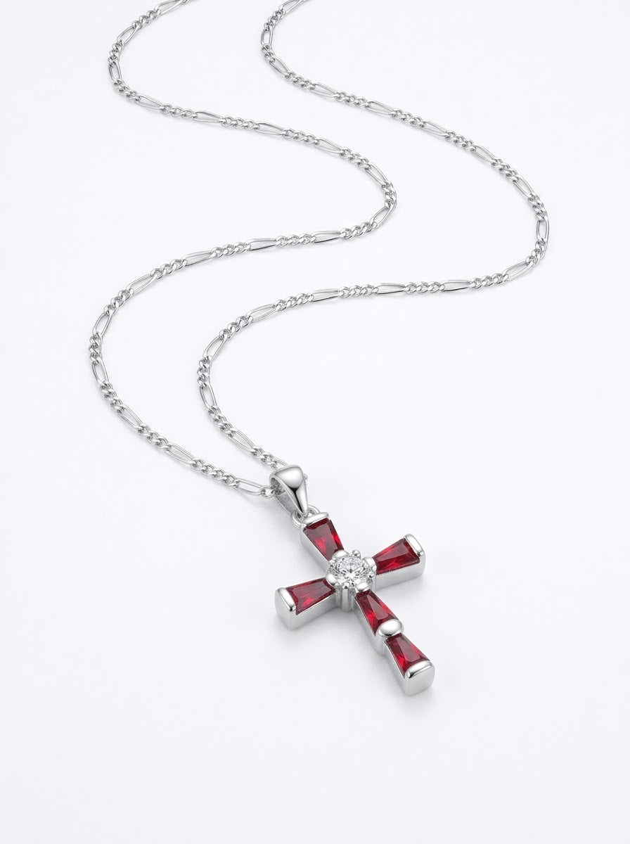 COLLAR DE PLATA CRUZ