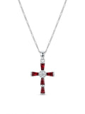 COLLAR DE PLATA CRUZ