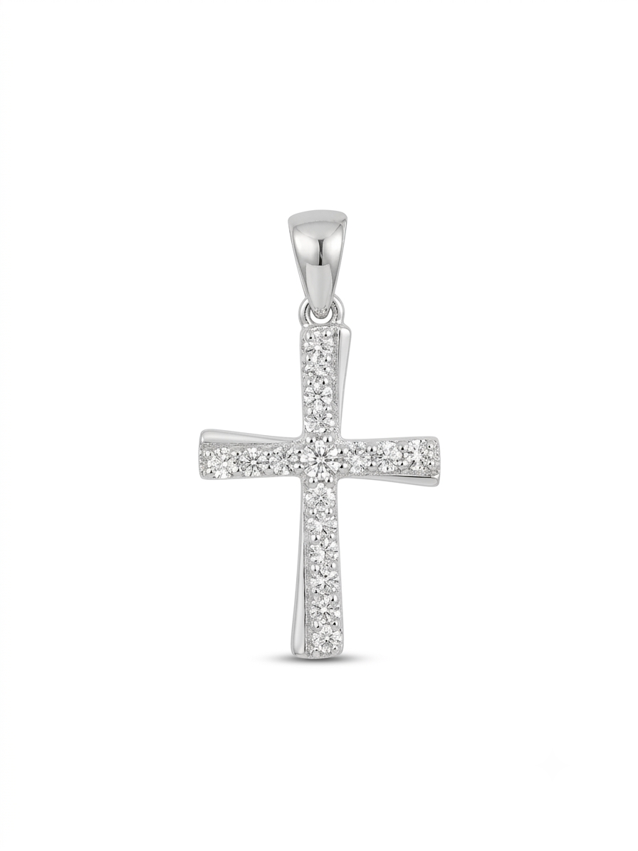 COLLAR DE PLATA CRUZ