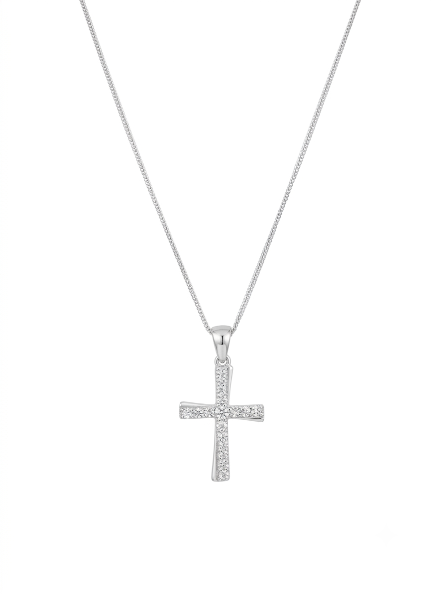 COLLAR DE PLATA CRUZ