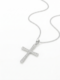 COLLAR DE PLATA CRUZ