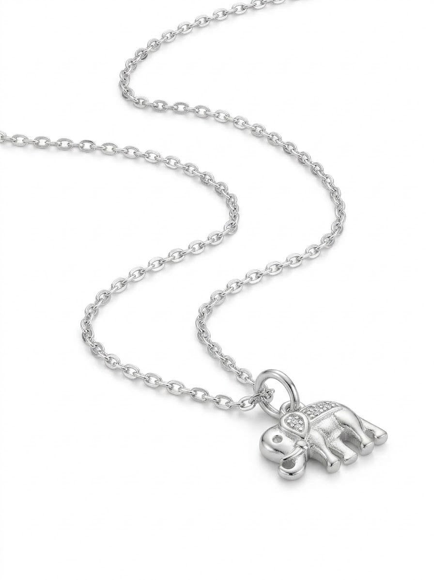 COLLAR DE PLATA ELEFANTE