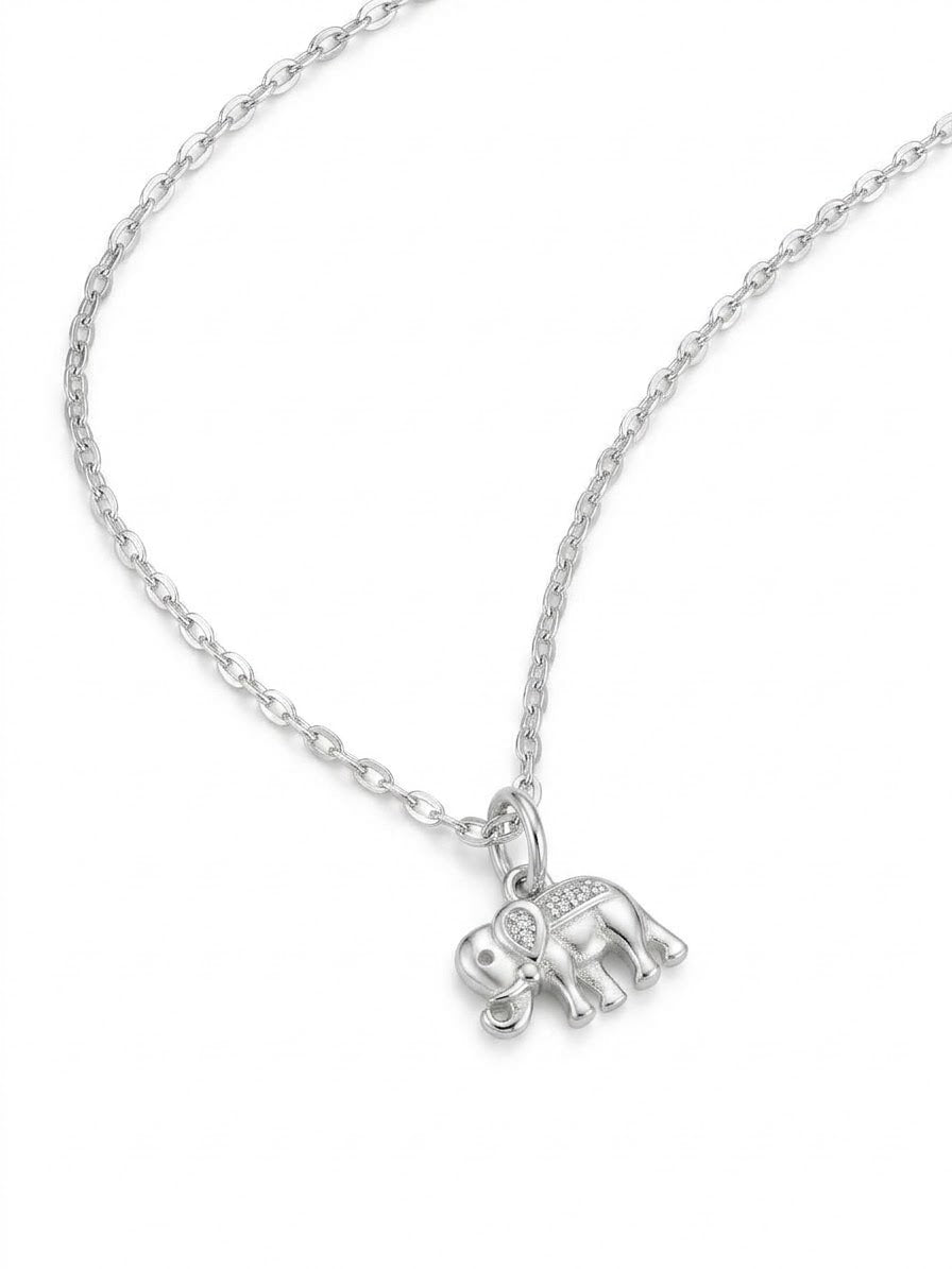 COLLAR DE PLATA ELEFANTE