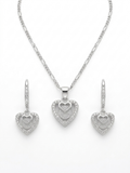 JUEGO DE PLATA CORAZÓN