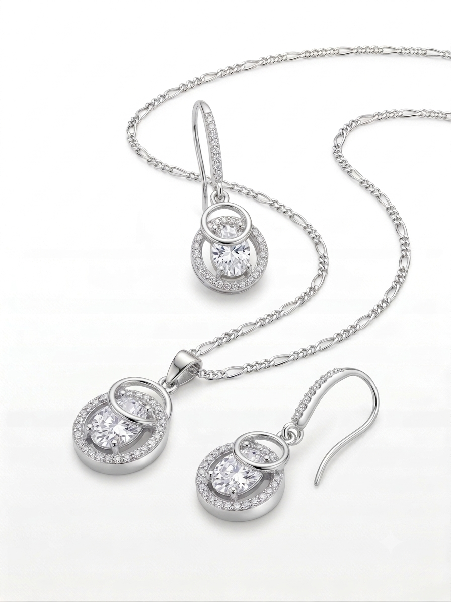 JUEGO DE PLATA ELEGANTE