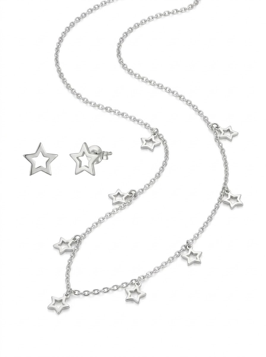 JUEGO DE PLATA ESTRELLAS