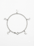 PULSERA DE PLATA FEMENINA LUNA