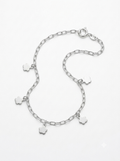 PULSERA DE PLATA FLORES