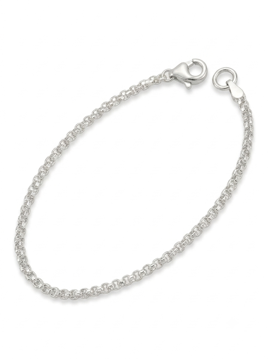 PULSERA DE PLATA FEMENINA TEJIDO CHINO
