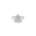 ANILLO DE PLATA 950 CIRCON BLANCO