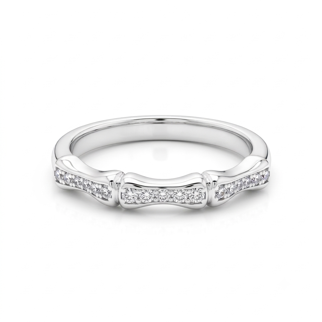 ANILLO DE PLATA TIPO HUESO