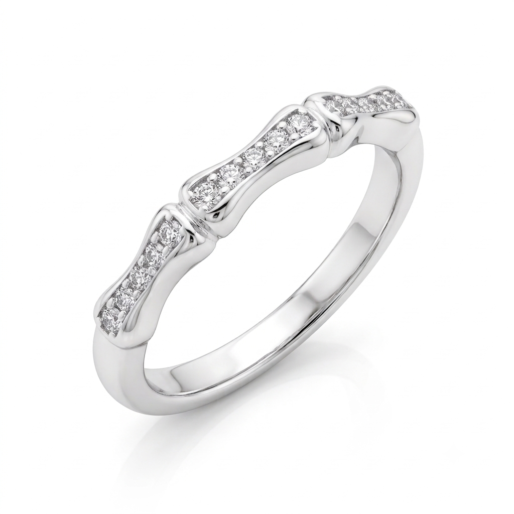 ANILLO DE PLATA TIPO HUESO