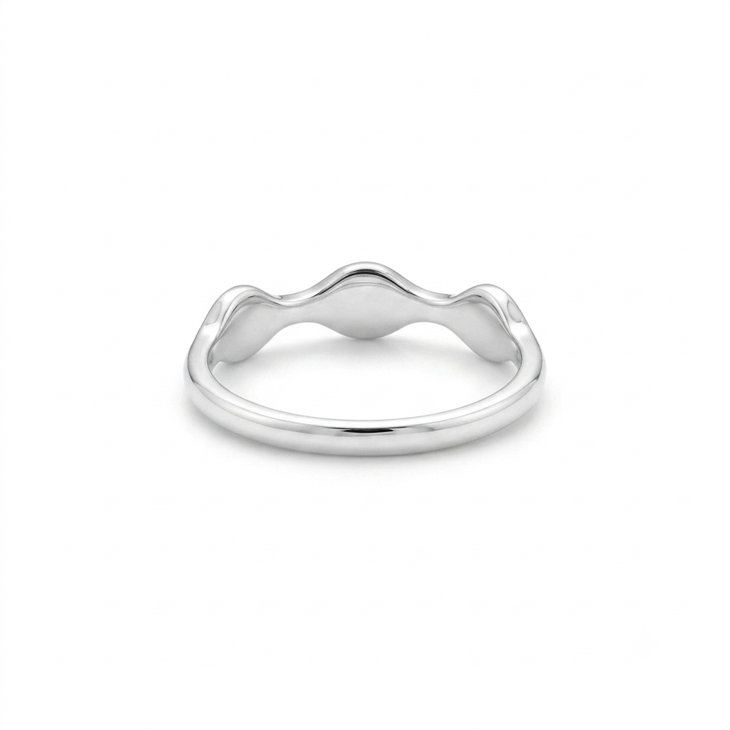 ANILLO DE PLATA MODERNO LISO