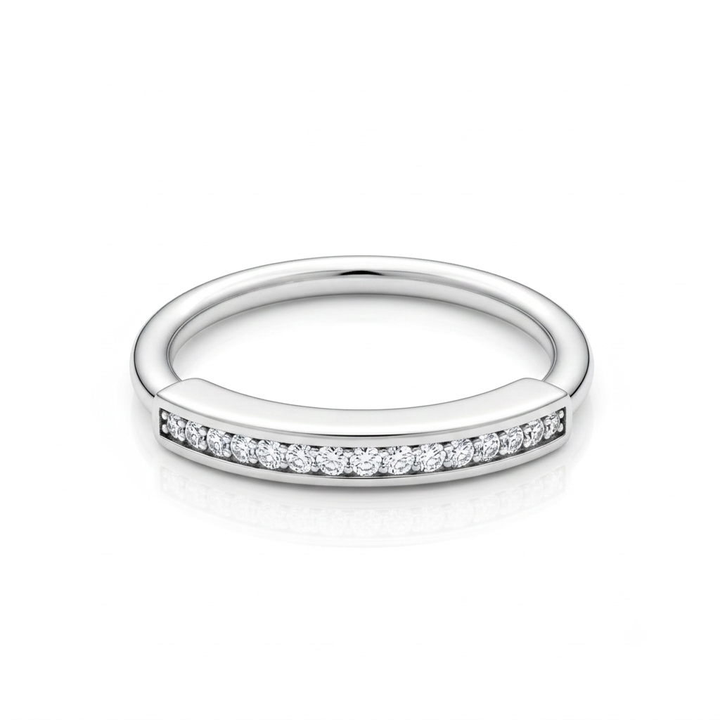 ANILLO DE PLATA TIPO CINTILLO