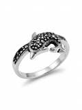 ANILLO DE PLATA DELFÍN