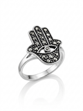 ANILLO DE PLATA CON MARQUECITA MANO DE FATIMA